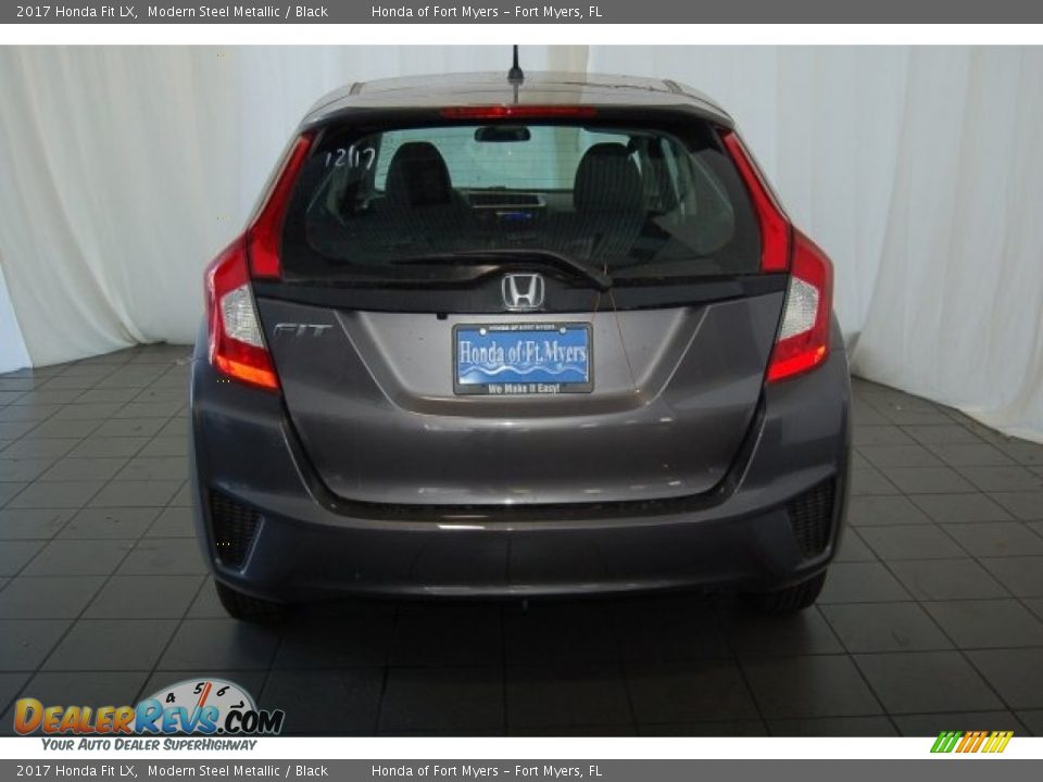 2017 Honda Fit LX Modern Steel Metallic / Black Photo #6