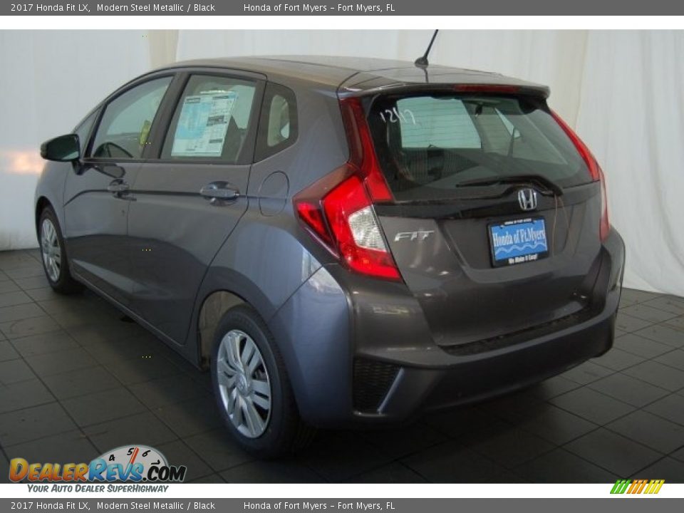 2017 Honda Fit LX Modern Steel Metallic / Black Photo #7