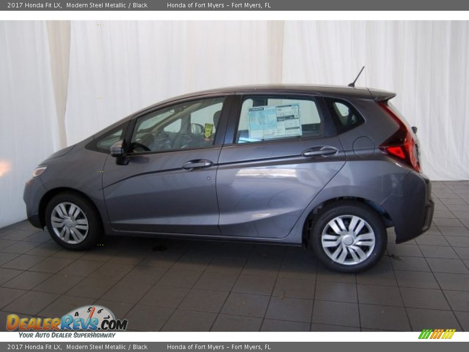 2017 Honda Fit LX Modern Steel Metallic / Black Photo #8