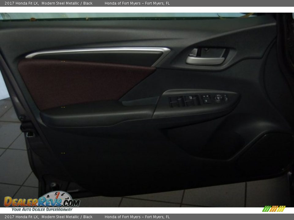 2017 Honda Fit LX Modern Steel Metallic / Black Photo #9