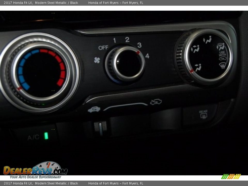 2017 Honda Fit LX Modern Steel Metallic / Black Photo #11