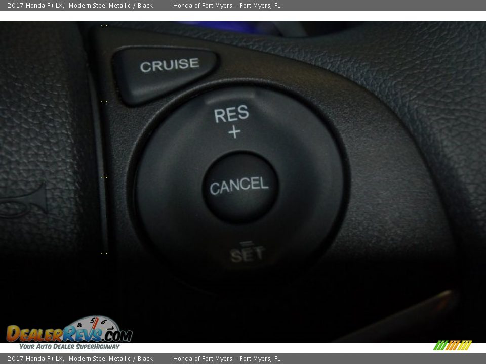2017 Honda Fit LX Modern Steel Metallic / Black Photo #13