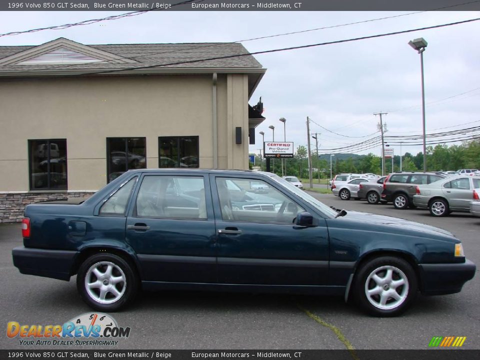 1996 Volvo 850 GLT Sedan Blue Green Metallic / Beige Photo #5