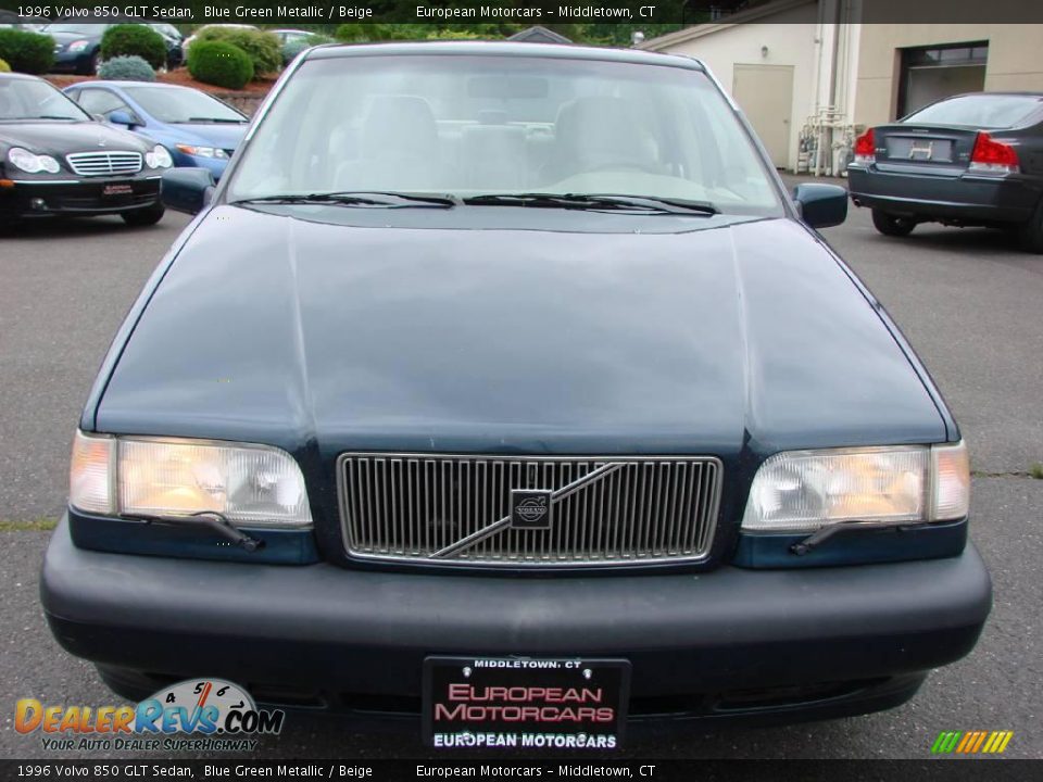 1996 Volvo 850 GLT Sedan Blue Green Metallic / Beige Photo #7