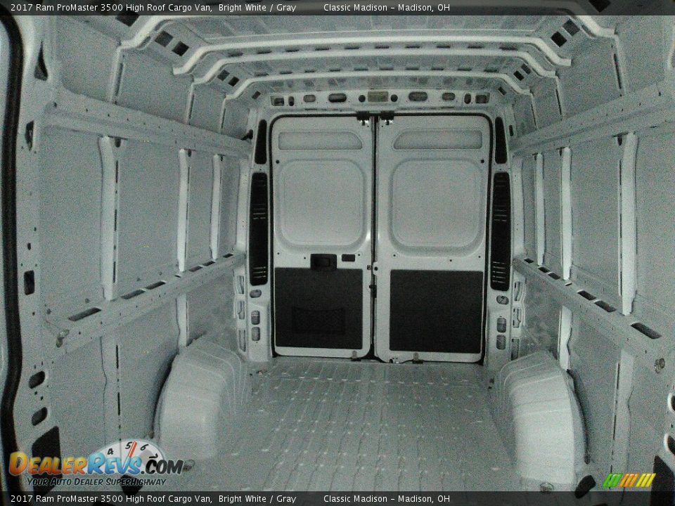 2017 Ram ProMaster 3500 High Roof Cargo Van Bright White / Gray Photo #5