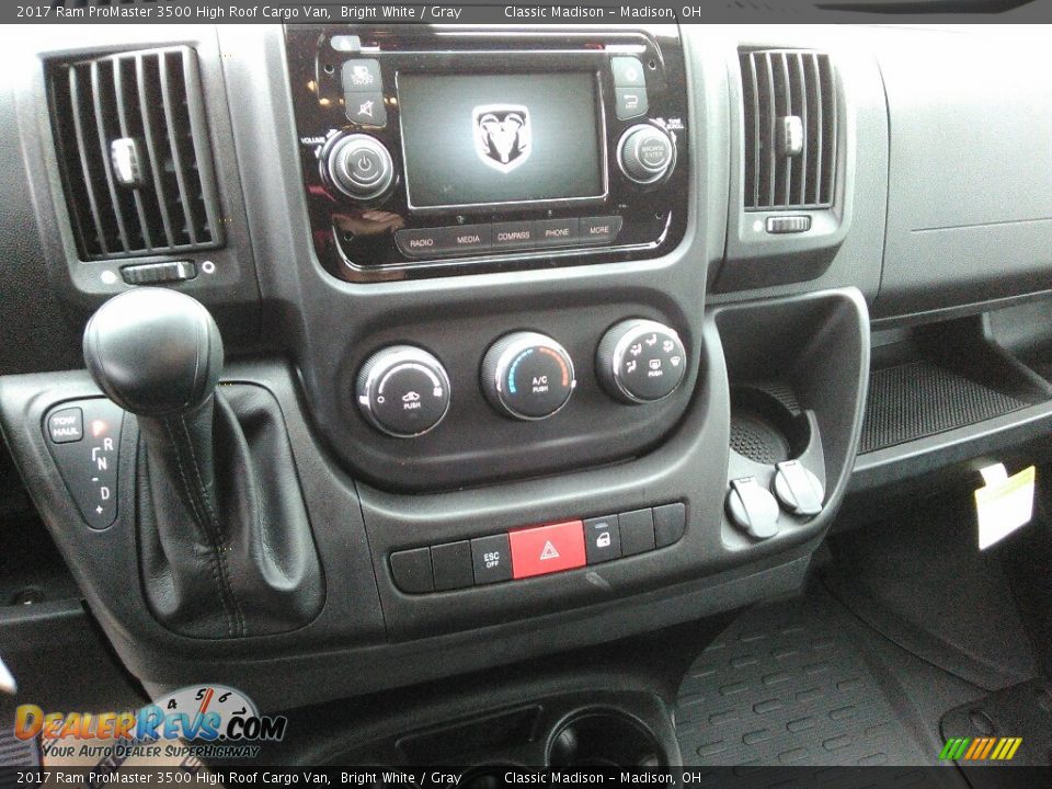 2017 Ram ProMaster 3500 High Roof Cargo Van Bright White / Gray Photo #6