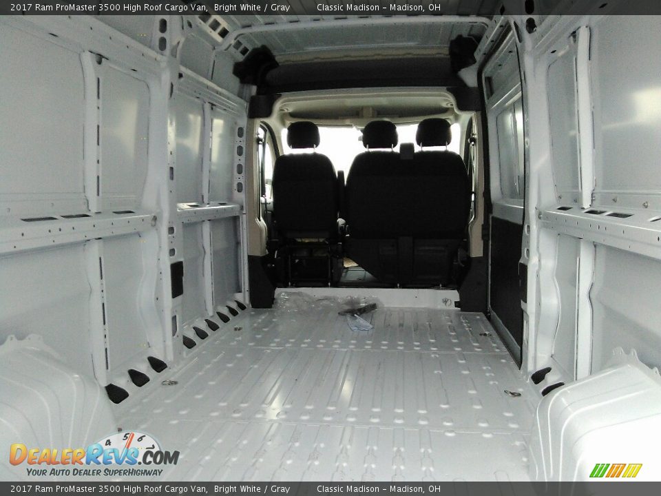 2017 Ram ProMaster 3500 High Roof Cargo Van Bright White / Gray Photo #10