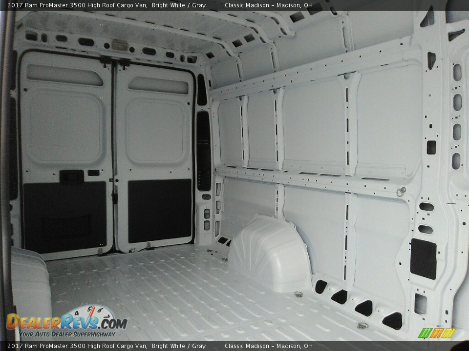 2017 Ram ProMaster 3500 High Roof Cargo Van Bright White / Gray Photo #11