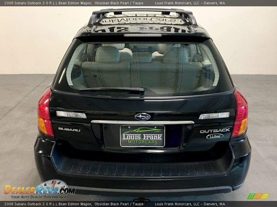 2006 Subaru Outback 3.0 R L.L.Bean Edition Wagon Obsidian Black Pearl / Taupe Photo #8