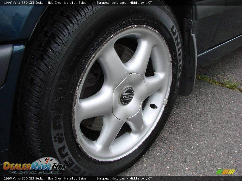 1996 Volvo 850 GLT Sedan Blue Green Metallic / Beige Photo #13