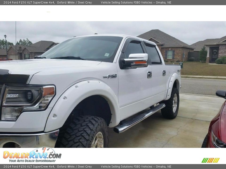 2014 Ford F150 XLT SuperCrew 4x4 Oxford White / Steel Grey Photo #1