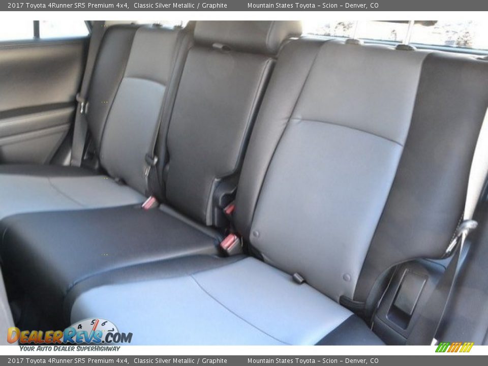 Rear Seat of 2017 Toyota 4Runner SR5 Premium 4x4 Photo #7