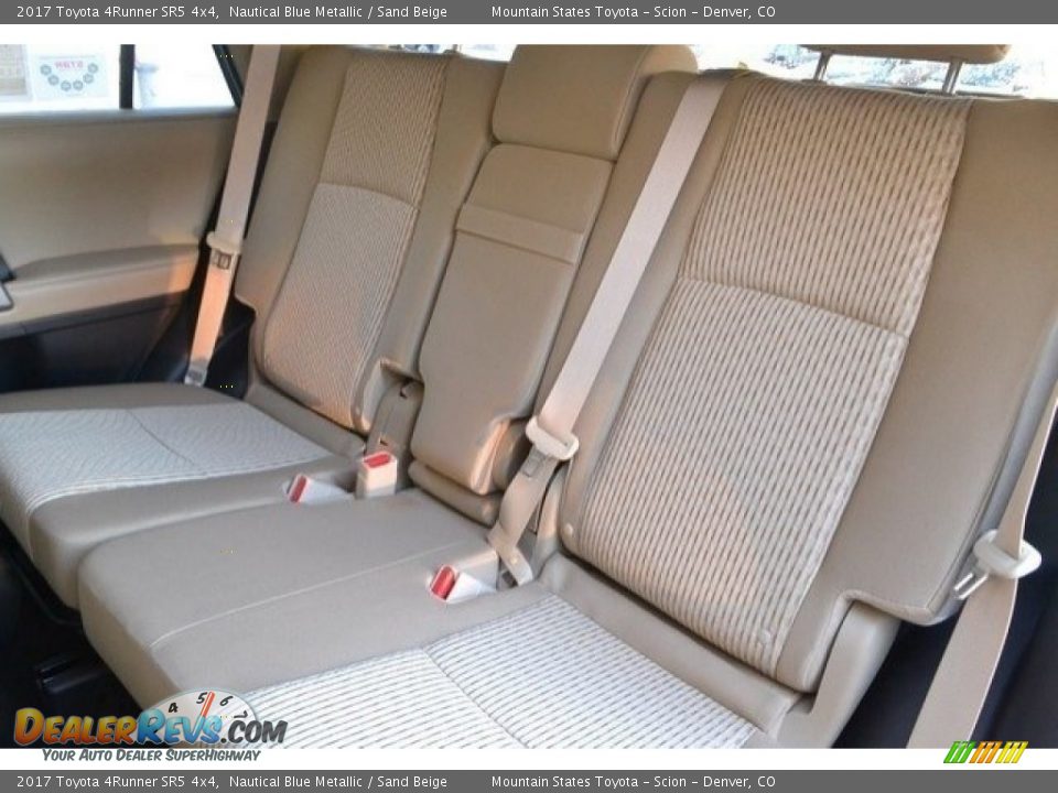 Rear Seat of 2017 Toyota 4Runner SR5 4x4 Photo #7