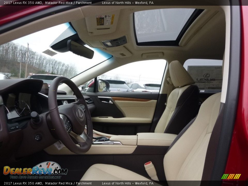 Front Seat of 2017 Lexus RX 350 AWD Photo #7