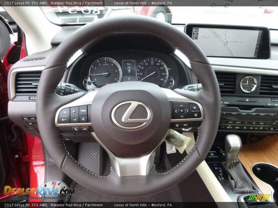 2017 Lexus RX 350 AWD Steering Wheel Photo #12