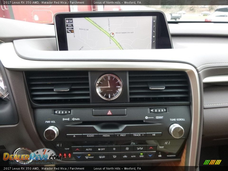 2017 Lexus RX 350 AWD Matador Red Mica / Parchment Photo #13