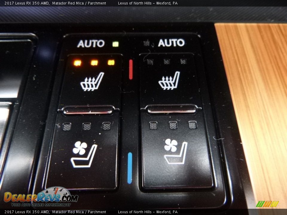 Controls of 2017 Lexus RX 350 AWD Photo #14