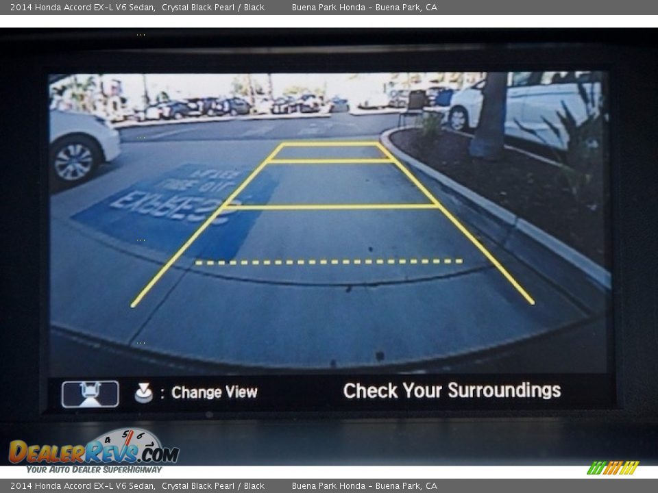 2014 Honda Accord EX-L V6 Sedan Crystal Black Pearl / Black Photo #21