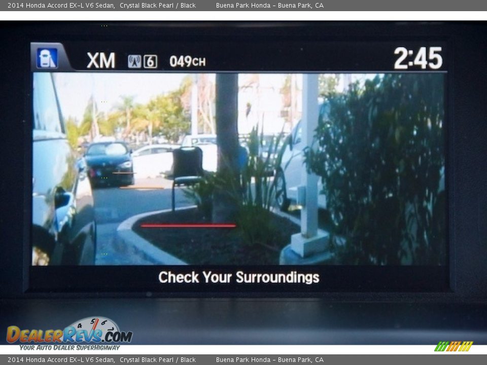 2014 Honda Accord EX-L V6 Sedan Crystal Black Pearl / Black Photo #22