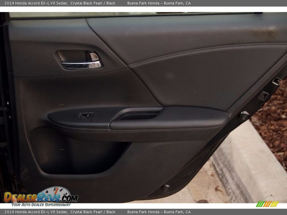 2014 Honda Accord EX-L V6 Sedan Crystal Black Pearl / Black Photo #27