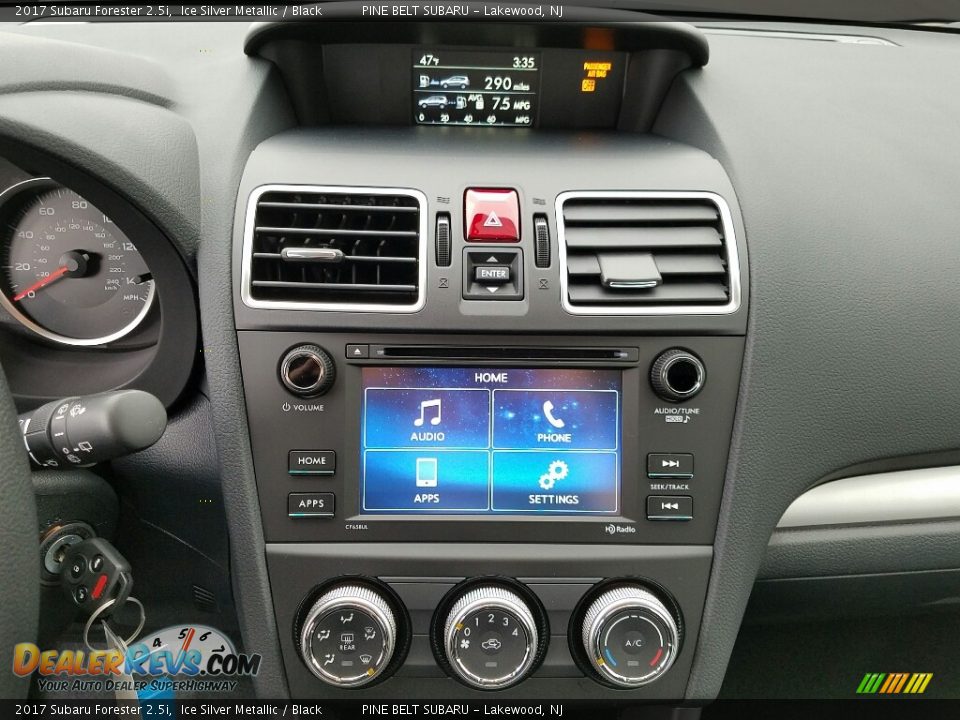 2017 Subaru Forester 2.5i Ice Silver Metallic / Black Photo #9