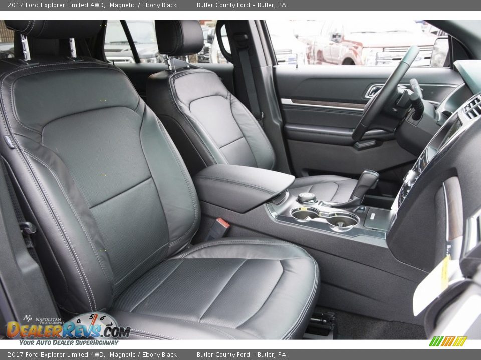 2017 Ford Explorer Limited 4WD Magnetic / Ebony Black Photo #8