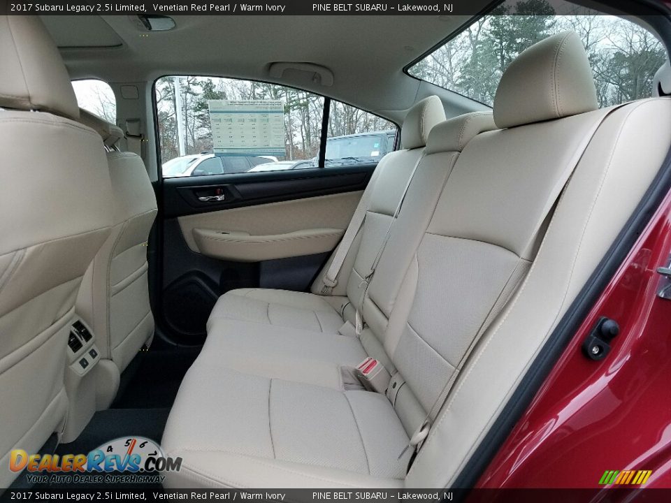 2017 Subaru Legacy 2.5i Limited Venetian Red Pearl / Warm Ivory Photo #6