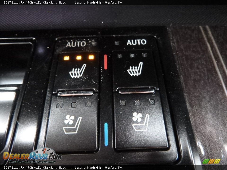 Controls of 2017 Lexus RX 450h AWD Photo #14