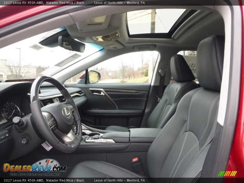 Front Seat of 2017 Lexus RX 450h AWD Photo #7