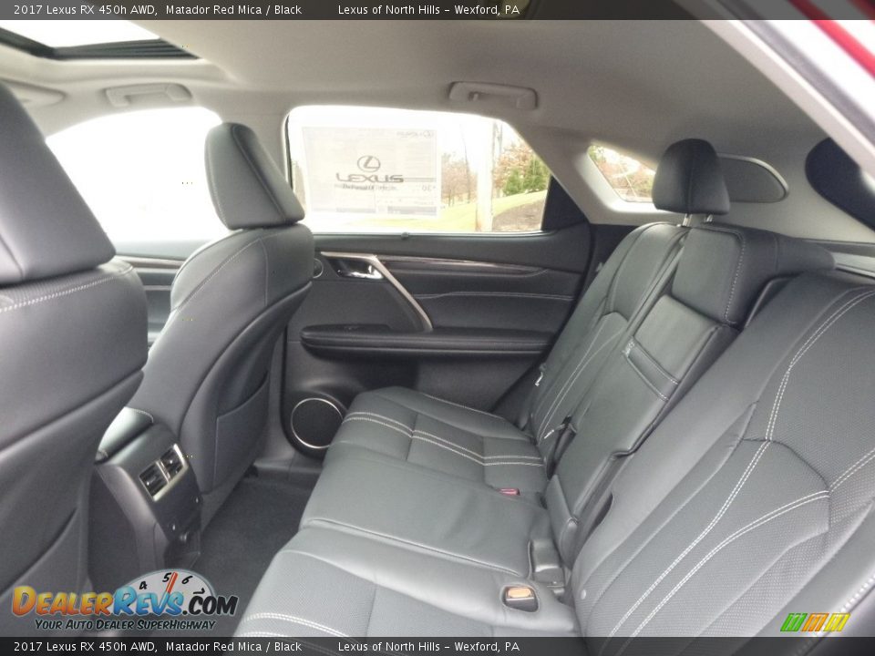 Rear Seat of 2017 Lexus RX 450h AWD Photo #8