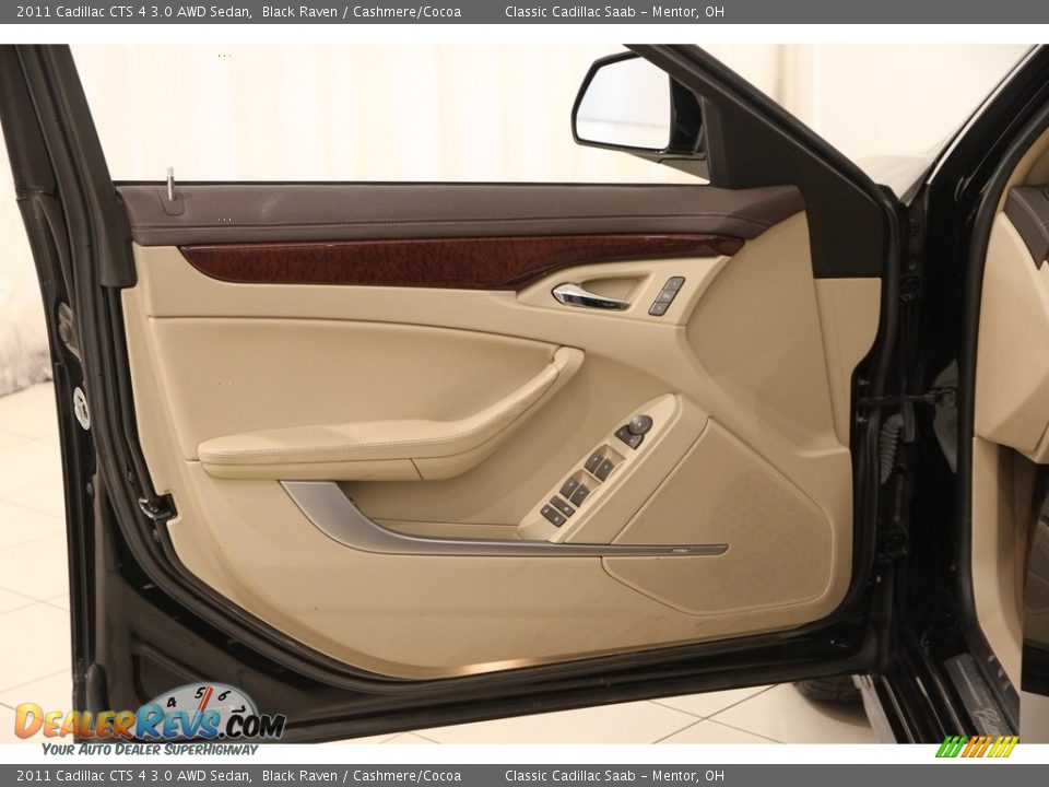 2011 Cadillac CTS 4 3.0 AWD Sedan Black Raven / Cashmere/Cocoa Photo #4