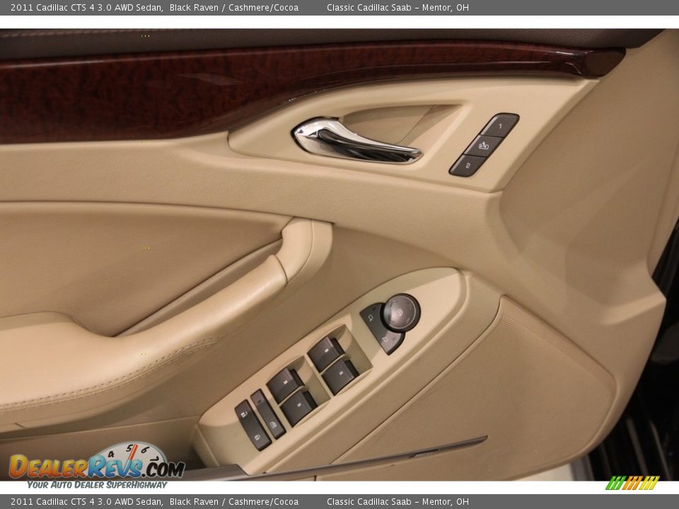 2011 Cadillac CTS 4 3.0 AWD Sedan Black Raven / Cashmere/Cocoa Photo #5