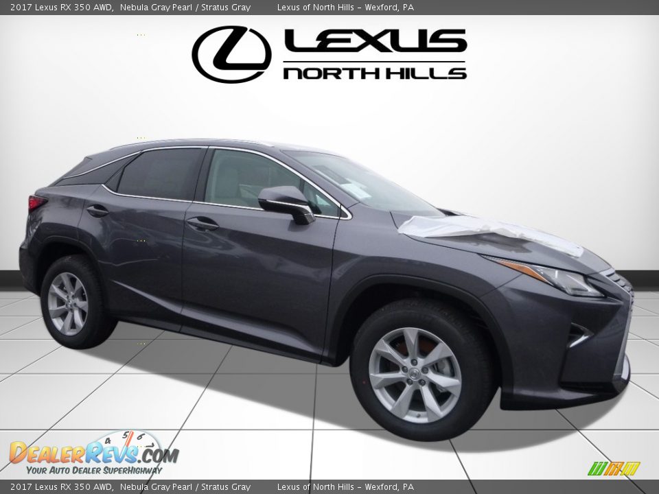 2017 Lexus RX 350 AWD Nebula Gray Pearl / Stratus Gray Photo #1