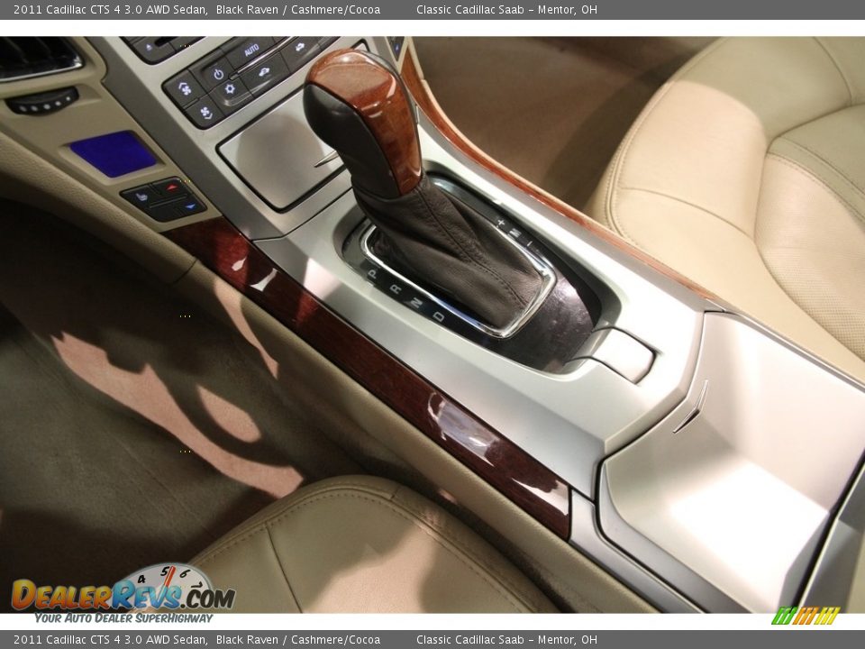 2011 Cadillac CTS 4 3.0 AWD Sedan Black Raven / Cashmere/Cocoa Photo #11