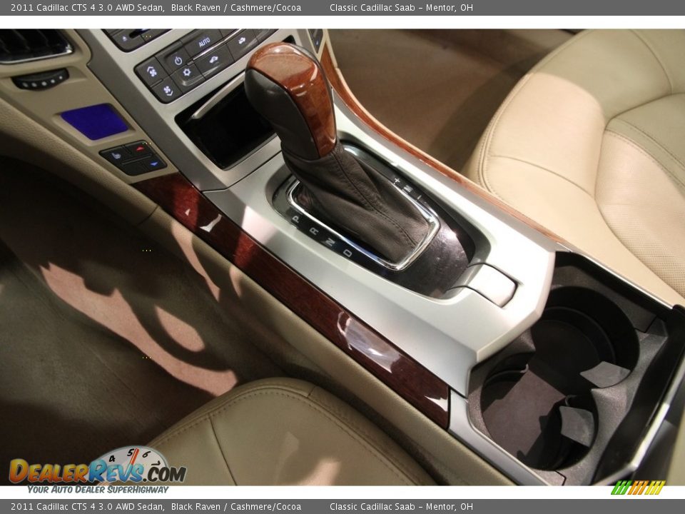 2011 Cadillac CTS 4 3.0 AWD Sedan Black Raven / Cashmere/Cocoa Photo #12