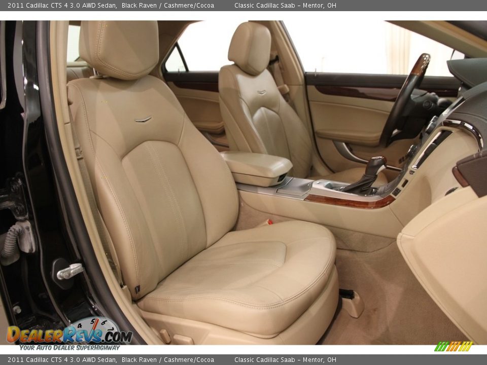 2011 Cadillac CTS 4 3.0 AWD Sedan Black Raven / Cashmere/Cocoa Photo #13