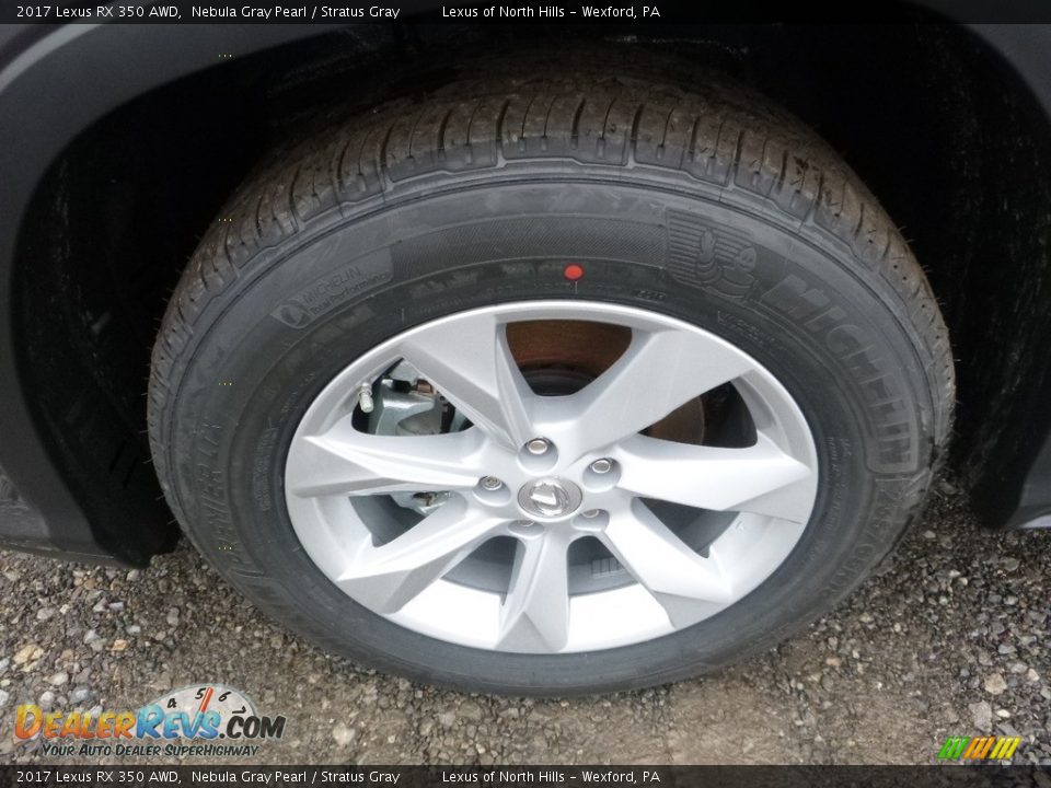 2017 Lexus RX 350 AWD Nebula Gray Pearl / Stratus Gray Photo #5