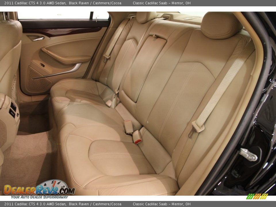 2011 Cadillac CTS 4 3.0 AWD Sedan Black Raven / Cashmere/Cocoa Photo #15