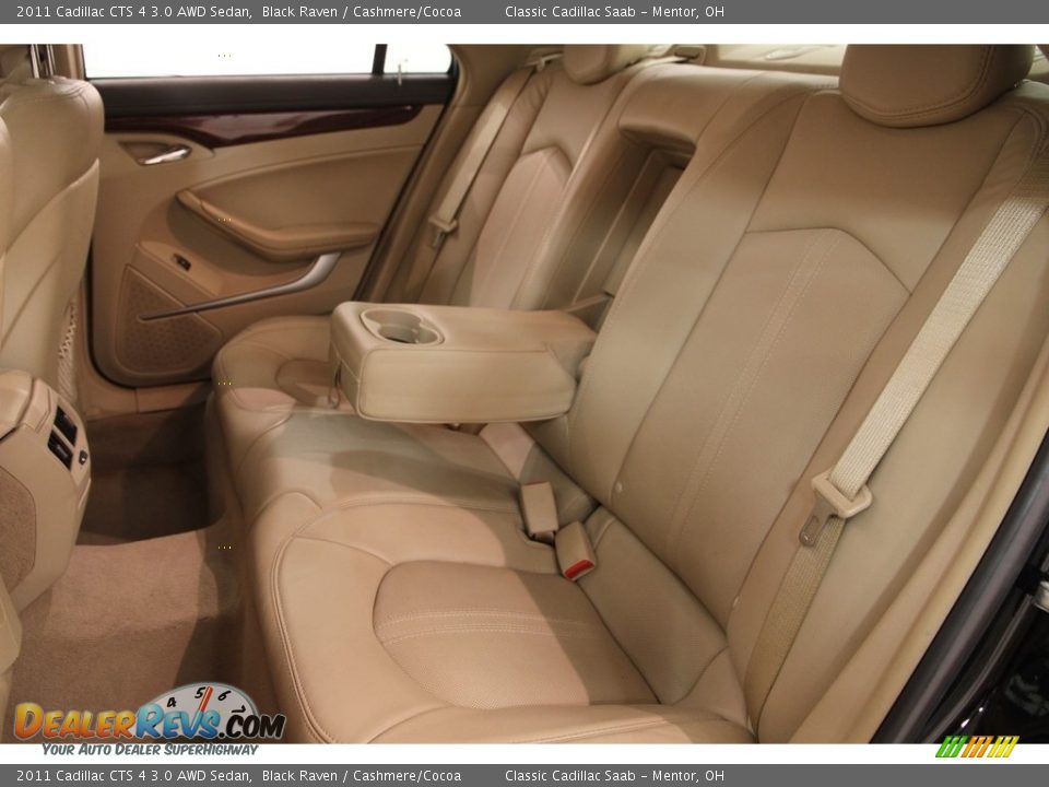 2011 Cadillac CTS 4 3.0 AWD Sedan Black Raven / Cashmere/Cocoa Photo #16