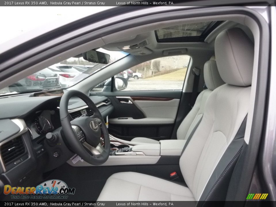 2017 Lexus RX 350 AWD Nebula Gray Pearl / Stratus Gray Photo #7