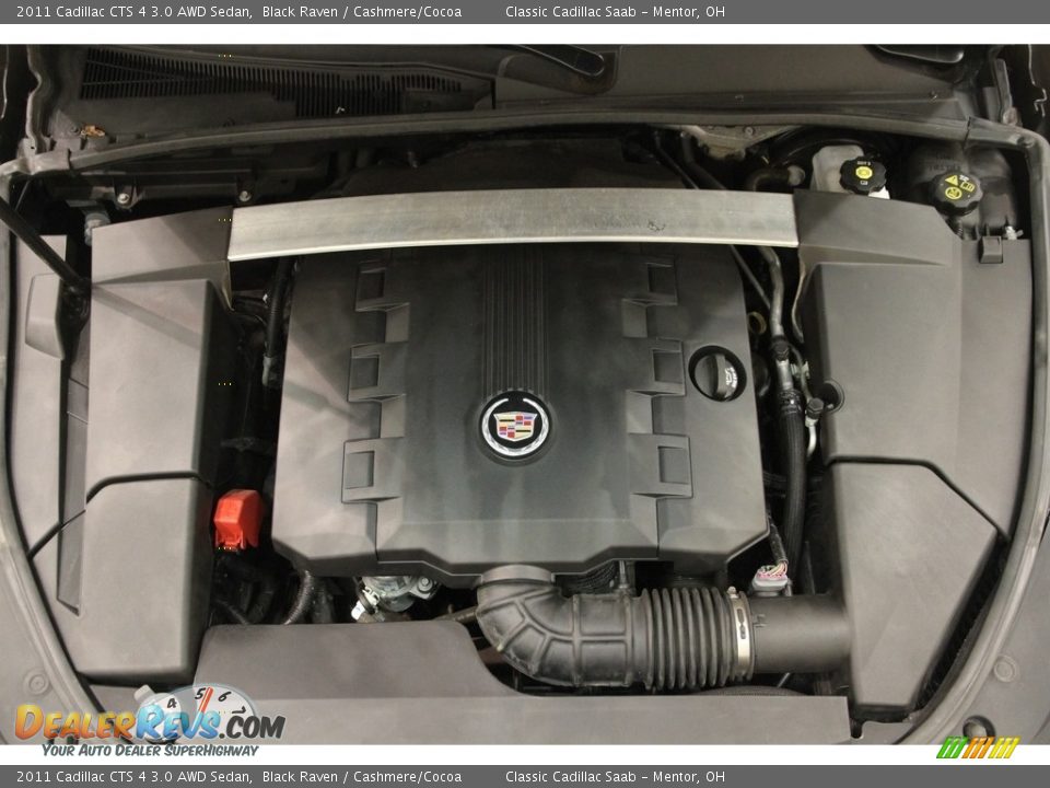 2011 Cadillac CTS 4 3.0 AWD Sedan Black Raven / Cashmere/Cocoa Photo #18