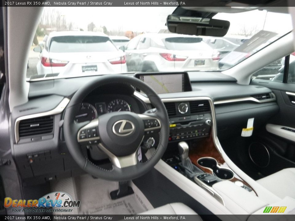2017 Lexus RX 350 AWD Nebula Gray Pearl / Stratus Gray Photo #9