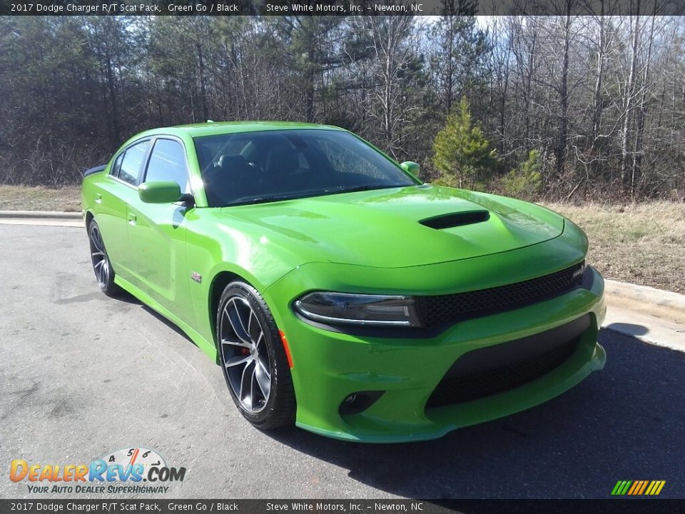 2017 Dodge Charger R/T Scat Pack Green Go / Black Photo #4