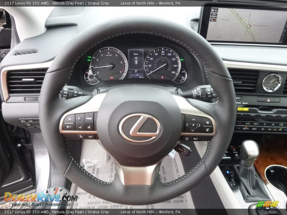 2017 Lexus RX 350 AWD Nebula Gray Pearl / Stratus Gray Photo #12