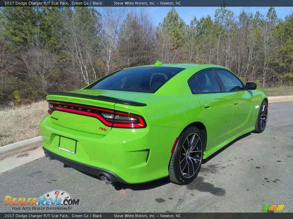 2017 Dodge Charger R/T Scat Pack Green Go / Black Photo #6