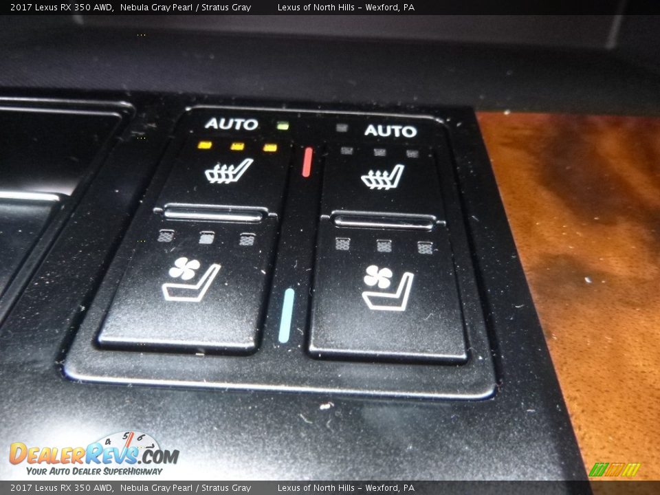 2017 Lexus RX 350 AWD Nebula Gray Pearl / Stratus Gray Photo #14