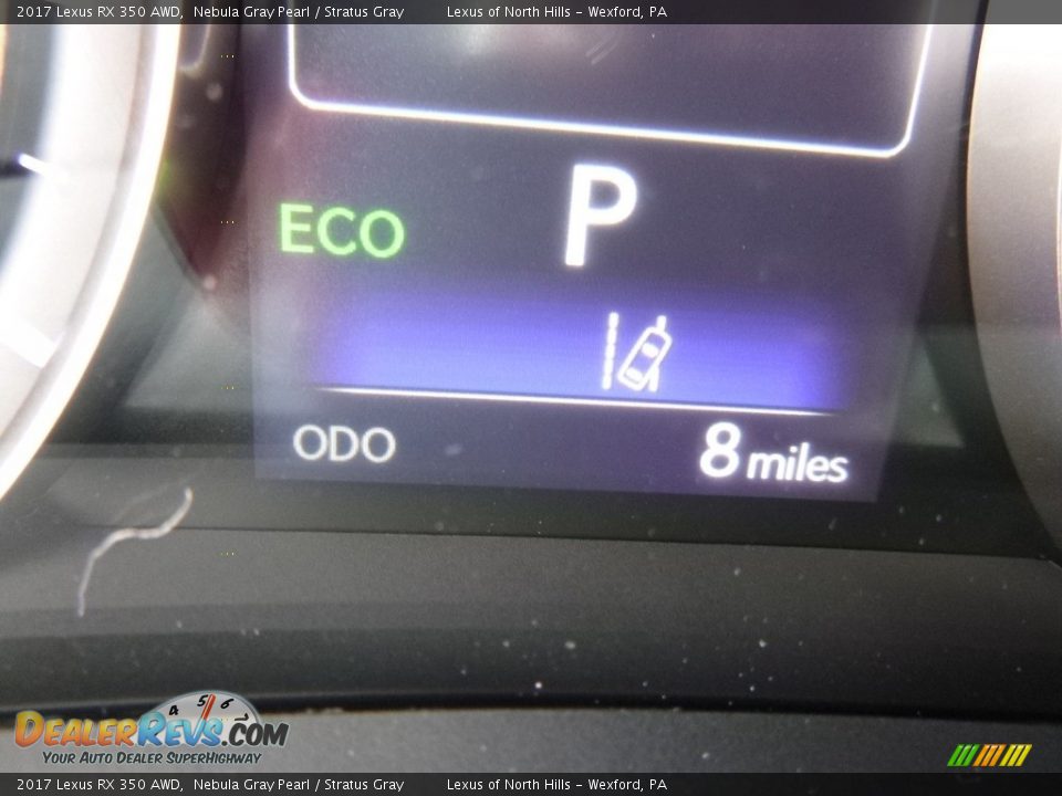 2017 Lexus RX 350 AWD Nebula Gray Pearl / Stratus Gray Photo #15