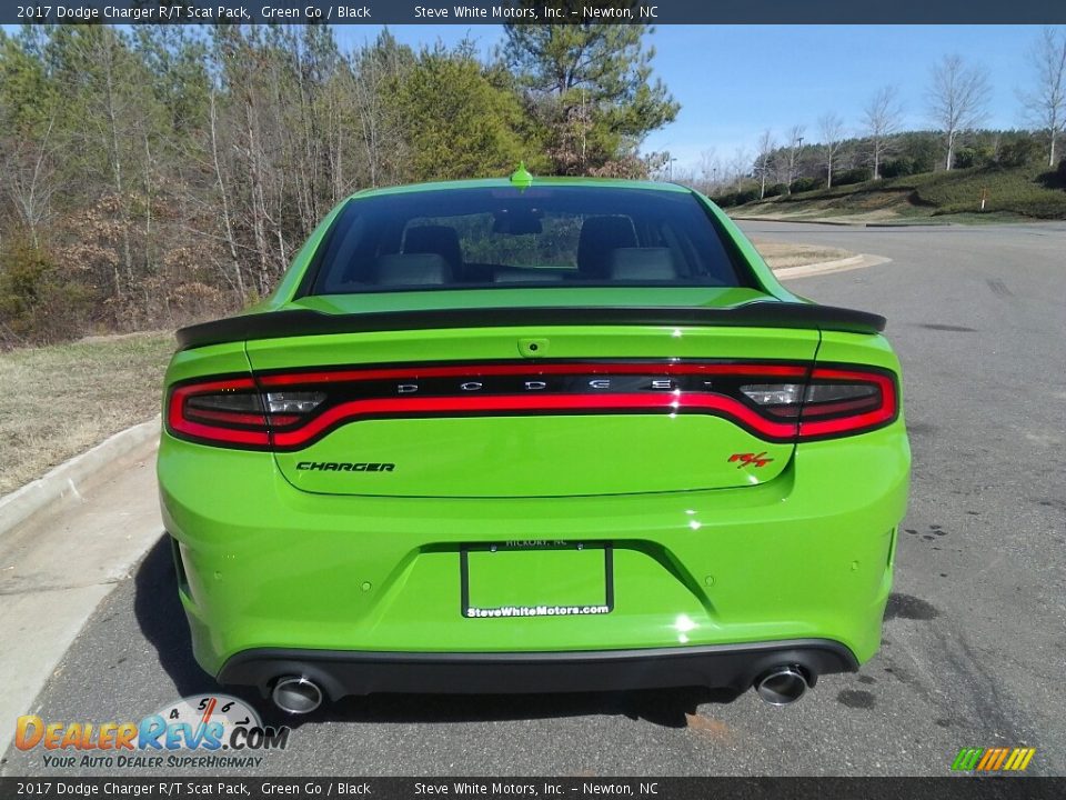 2017 Dodge Charger R/T Scat Pack Green Go / Black Photo #7