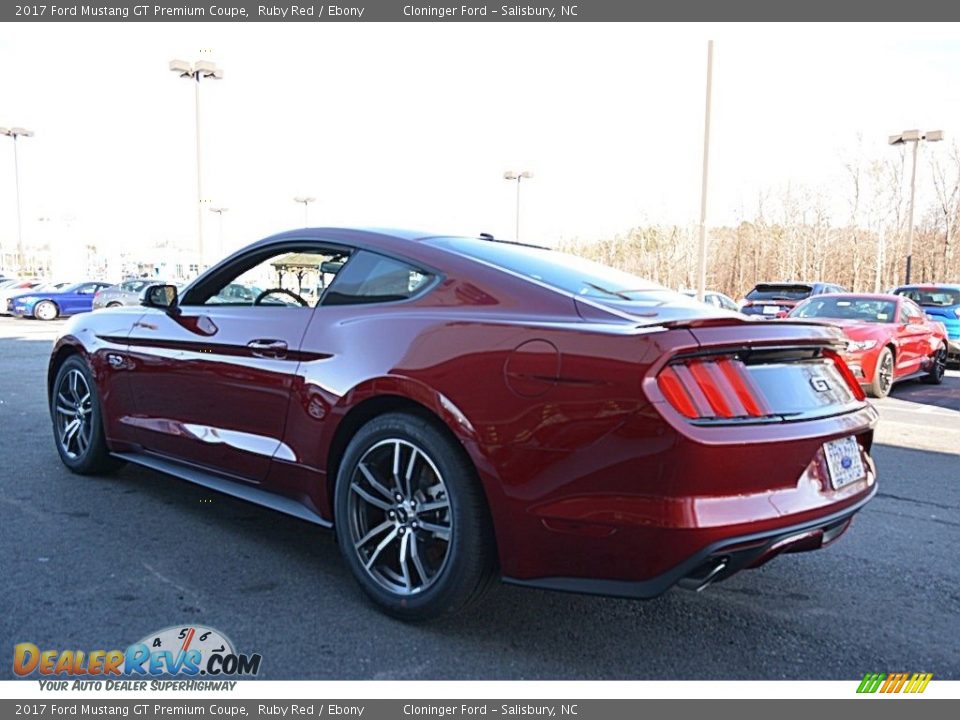 2017 Ford Mustang GT Premium Coupe Ruby Red / Ebony Photo #19