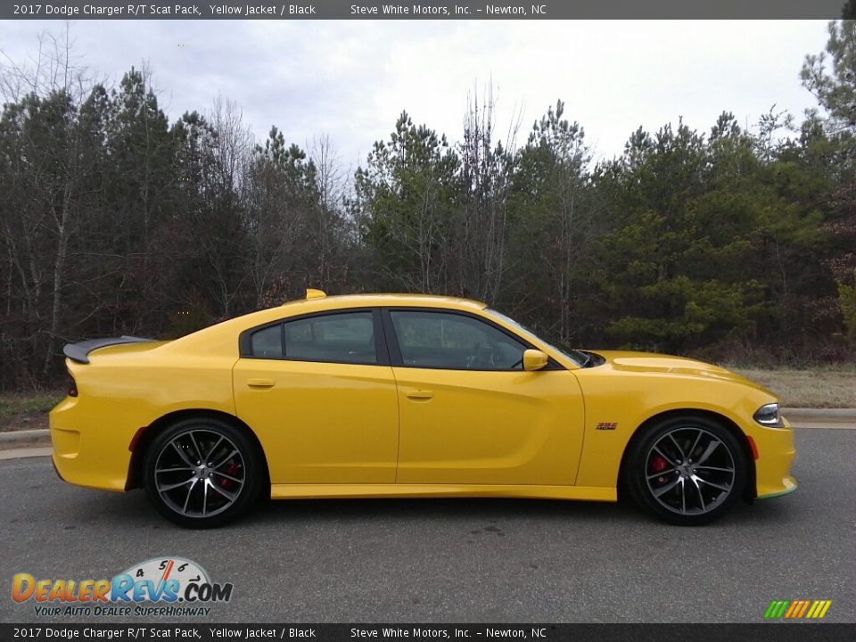 2017 Dodge Charger R/T Scat Pack Yellow Jacket / Black Photo #5